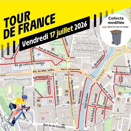 Déchets : la collecte s’adapte au passage du Tour de France