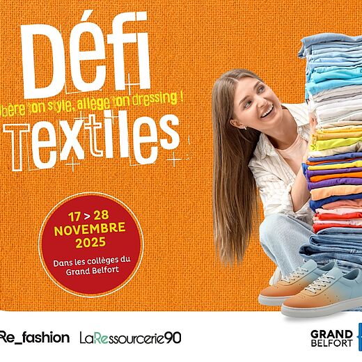 Défi Textiles : les collégiens du Grand Belfort relèvent le challenge du tri
