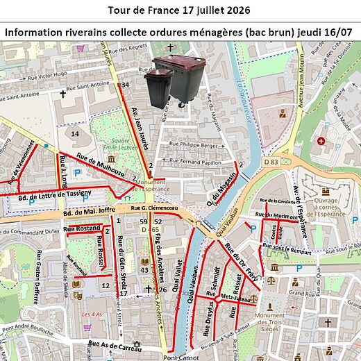 Déchets : la collecte s’adapte au passage du Tour de France