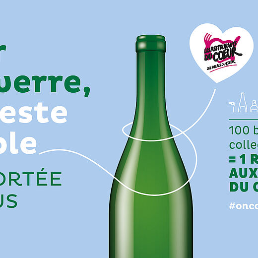Trier son verre, c'est simple et solidaire